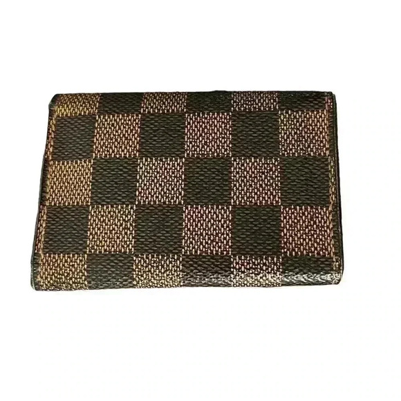 Louis Vuitton Damier Ebene 6 Key Holder Brown Checkered Unisex Luxury - Picture 5 of 5